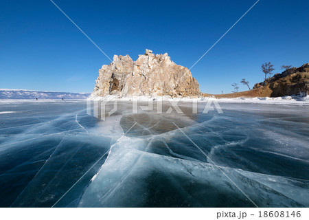 Baikal lake in wintertime, Siberia, Russia 18608146