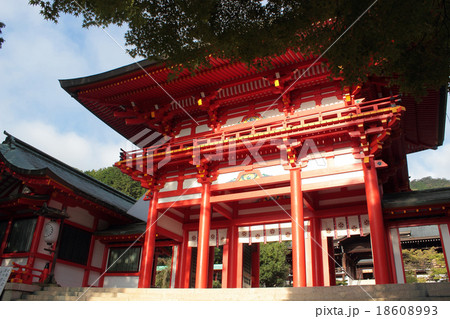 滋賀県　近江神宮　楼門 18608993