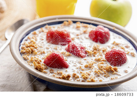 muesli and fruit 18609733
