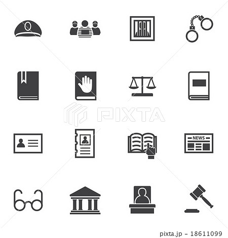 Law icon set Law icon set 18611099