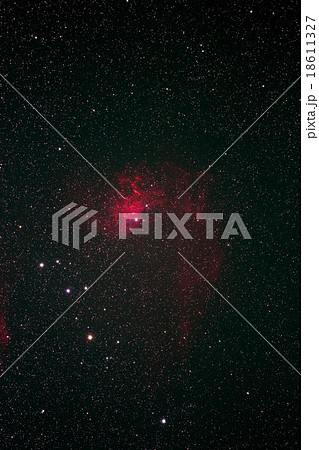 勾玉星雲の写真素材