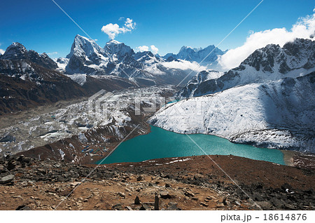 Gokyo lake, Trekking in Everest region, Nepal Gokyo lake, Trekking in Everest region, Nepal 18614876