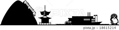 滋賀シルエット 滋賀シルエット 18615214