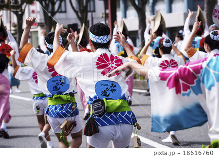 徳島阿波踊り 日本のお祭り の写真素材