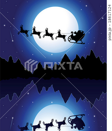 christmas holiday background with santa 18617124