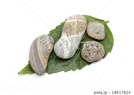 stones on the white background stones on the white background 18617824
