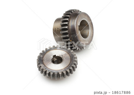 gear on the white background gear on the white background 18617886