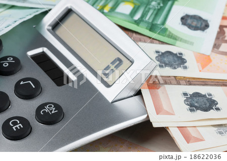 Calculator lying on the euro Calculator lying on the euro 18622036