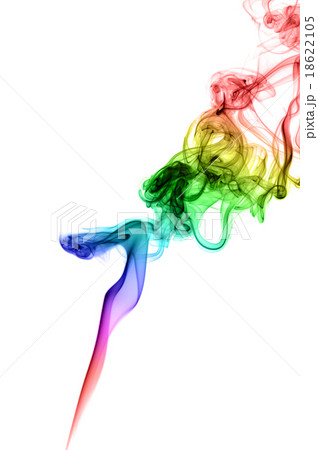 Abstract multicolored smoke 18622105