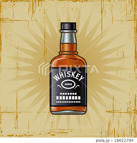 Retro Whiskey Bottle 18622784