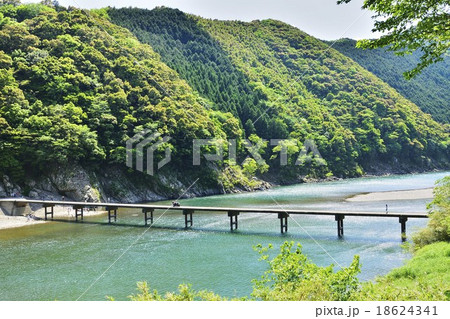 四万十川 岩間沈下橋 四万十川 岩間沈下橋 18624341