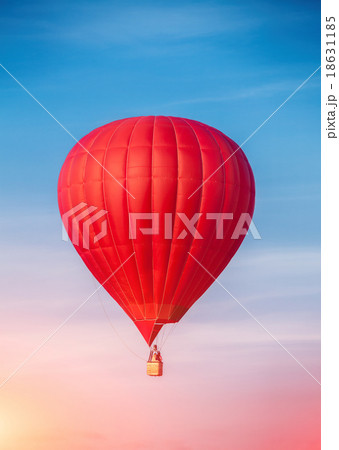 Red Hot Air Balloon 18631185