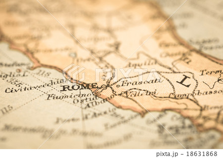 古地図 イタリア・ローマ 古地図 イタリア・ローマ 18631868