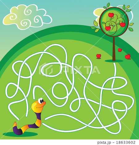 Vector Maze for Children  18633602