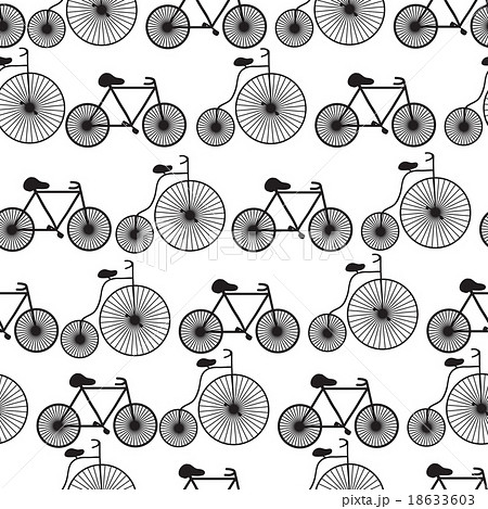 Seamless bicycles pattern 18633603