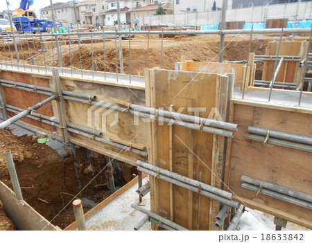 大型店舗の基礎・地中梁をつくります 大型店舗の基礎・地中梁をつくります 18633842