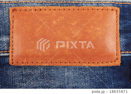 Blank leather jeans label Blank leather jeans label 18635871