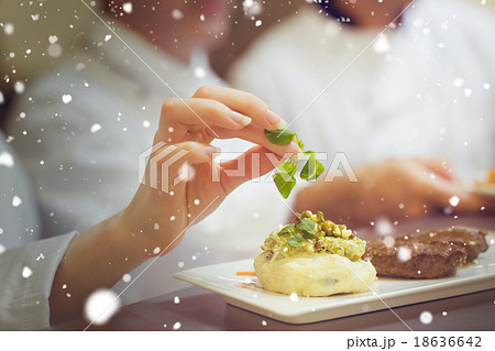 Composite image of snow 18636642