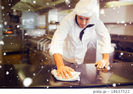 Composite image of snow 18637522