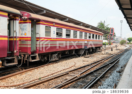 Train cart from central terminal at Bangkok Train cart from central terminal at Bangkok 18639636