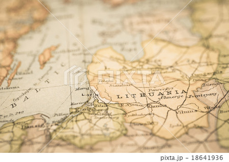 古地図 ヨーロッパ・リトアニア 古地図 ヨーロッパ・リトアニア 18641936