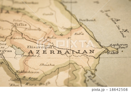 古地図　アゼルバイジャン　 18642508
