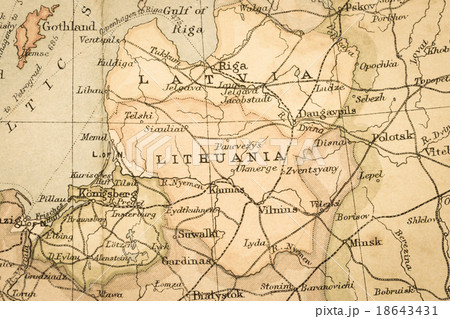 古地図 リトアニア 古地図 リトアニア 18643431