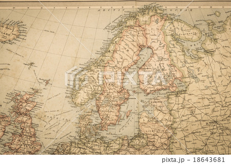 古地図 北ヨーロッパ 古地図 北ヨーロッパ 18643681