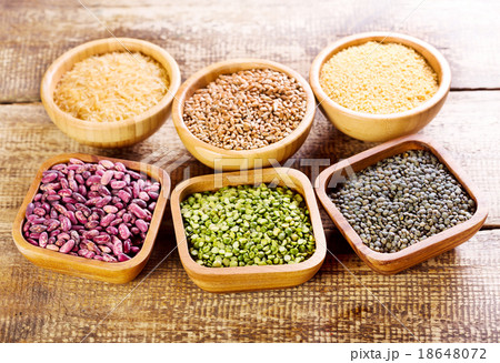 various food ingredients in a bowls 18648072