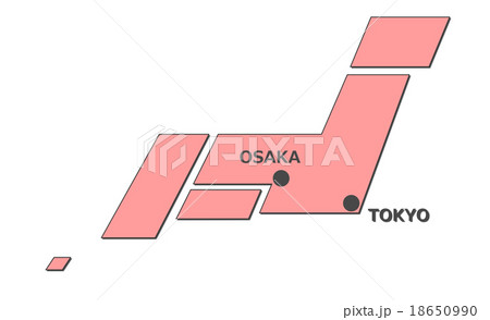 日本地図 日本地図 18650990