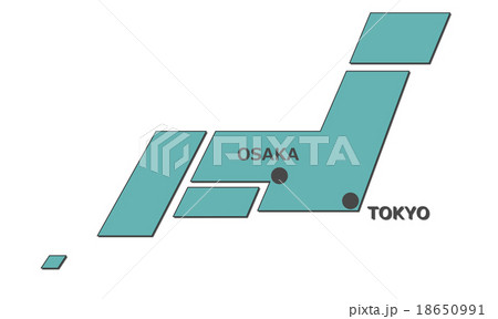 日本地図 日本地図 18650991