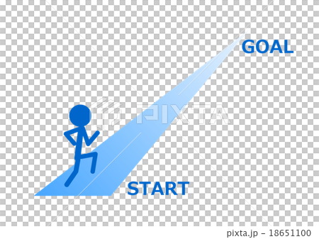 目標に向かう人 18651100