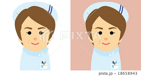 女性の看護師のイラストのイラスト素材