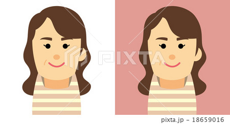 中高年女性のイラスト 18659016