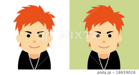 若者男性のイラスト 18659026