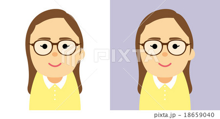 若者女性のイラスト 18659040