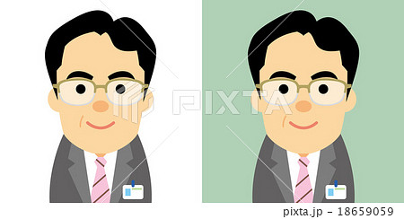 幼稚園保育園で働く男性のイラスト 18659059