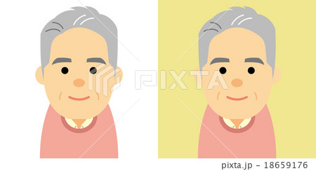 シニア男性のイラスト 18659176