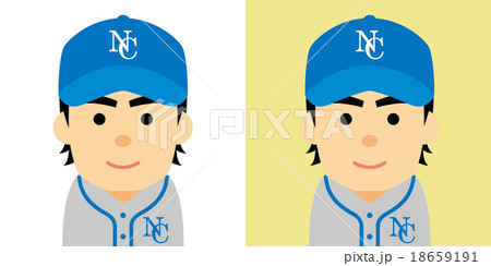 野球の選手のイラスト 18659191