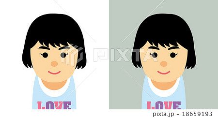 小学生女子のイラスト 小学生女子のイラスト 18659193