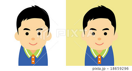 小学生男子のイラスト 18659296