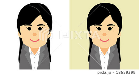 スーツを着た若い女性のイラスト 18659299