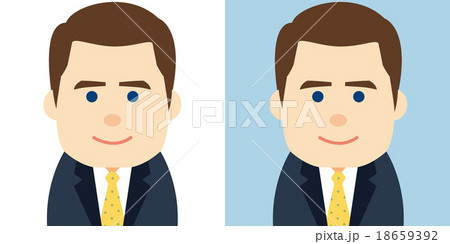 スーツ姿の白人男性のイラスト 18659392