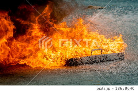 The trigger fire extinguisher used 18659640