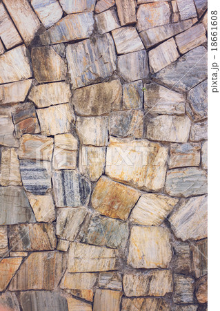 Stone wall background texture, Vintage effect 18661608