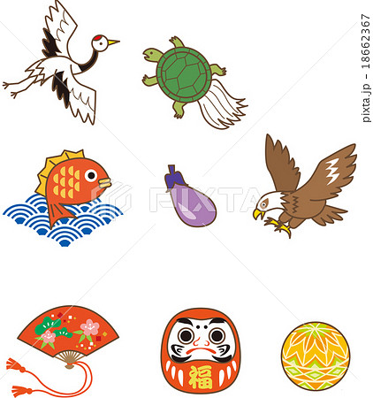 正月 素材のイラスト素材 正月 素材のイラスト素材