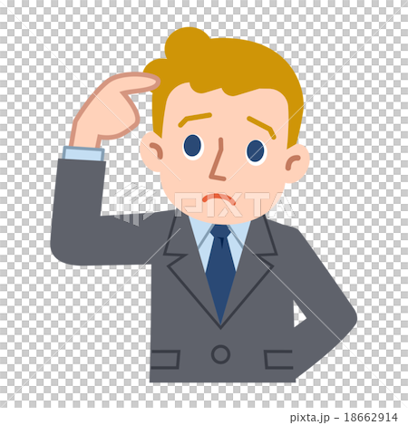 認為一個年輕白人商人 18662914