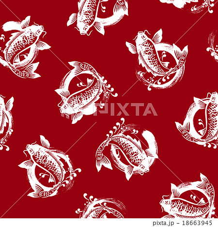 日本的な鯉パターン， 18663945