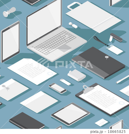 Seamless background pattern for business 18665825