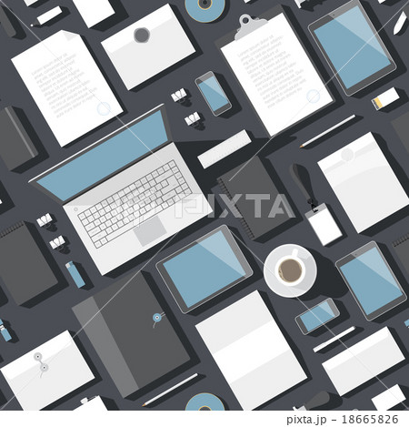 Seamless background pattern for business 18665826